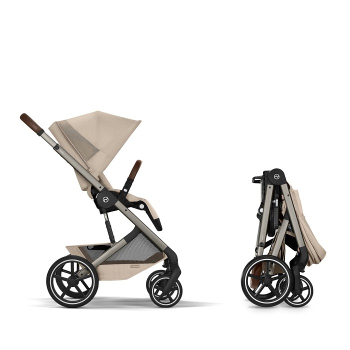 Cybex Balios S Lux TPE Almond Beige коляска 2 в 1