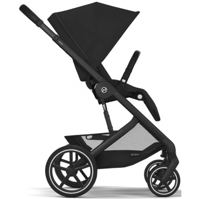 Коляска Balios S Lux BLK Moon Black (з бампером)