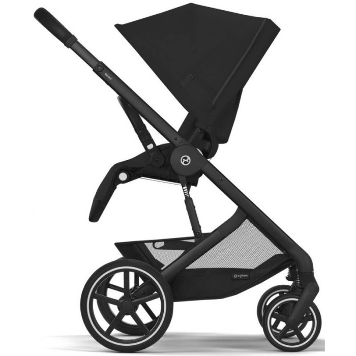 Коляска Balios S Lux BLK Moon Black (з бампером)