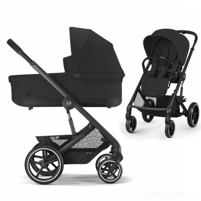 Cybex Balios S Lux BLK Moon Black коляска 2 в 1