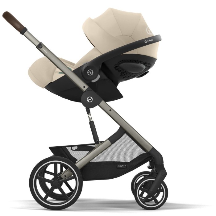 Коляска Cybex Balios S Lux 3 в 1 Almond Beige автокрісло Cloud T plus Cozy Beige