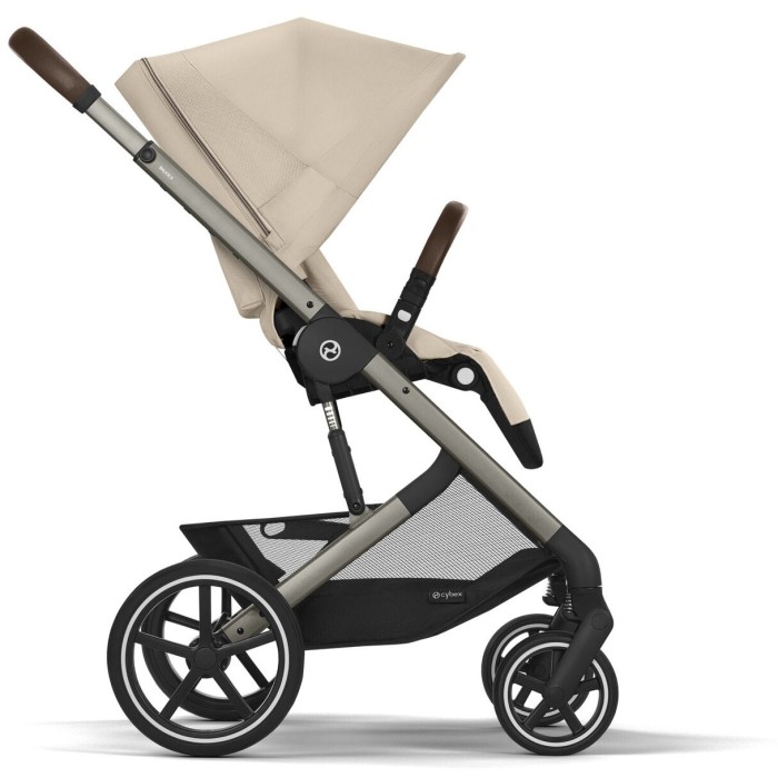 Коляска Balios S Lux TPE Almond Beige (з бампером)