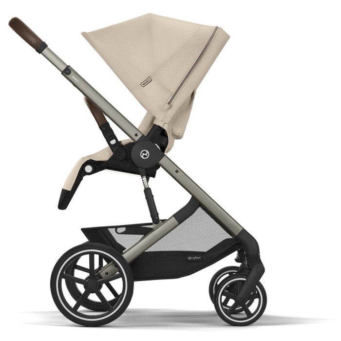 Коляска Balios S Lux TPE Almond Beige (з бампером)
