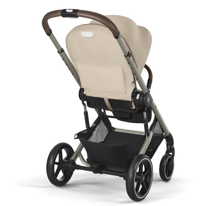 Коляска Balios S Lux TPE Almond Beige (з бампером)