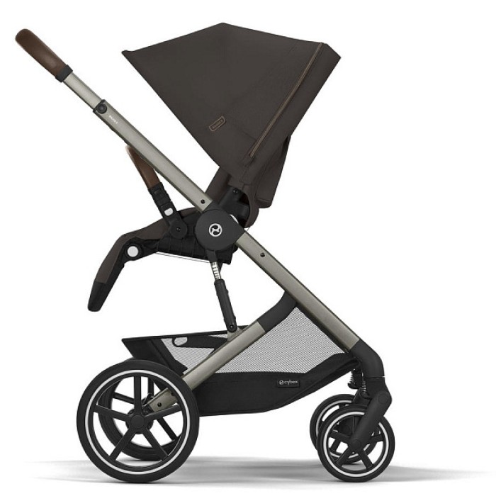 Коляска Balios S Lux TPE Chocolate Brown (з бампером)