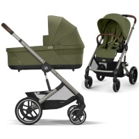 Cybex Balios S Lux TPE Moss Green stroller 2 in 1
