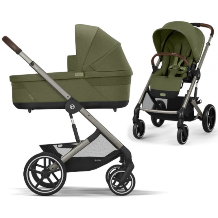 Cybex Balios S Lux TPE Moss Green коляска 2 в 1