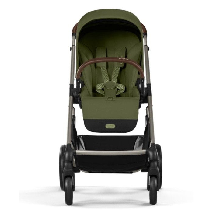 Коляска Balios S Lux TPE Moss Green (з бампером)