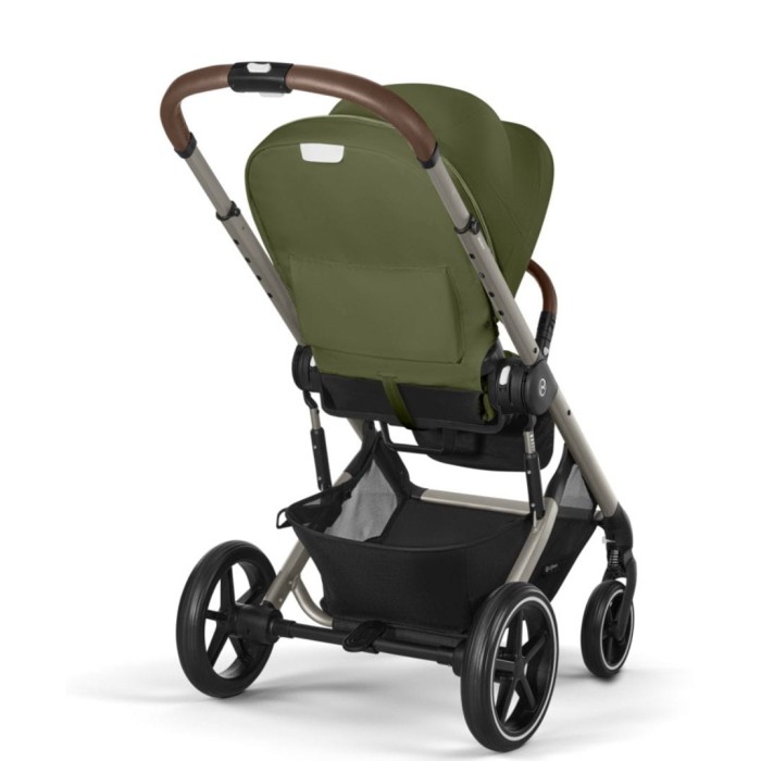 Коляска Balios S Lux TPE Moss Green (з бампером)