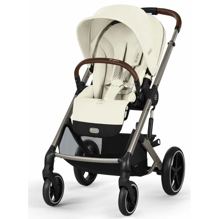 Коляска Balios S Lux TPE Seashell Beige (з бампером)
