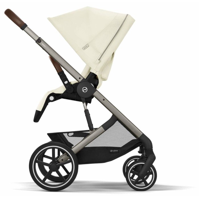 Коляска Balios S Lux TPE Seashell Beige (з бампером)