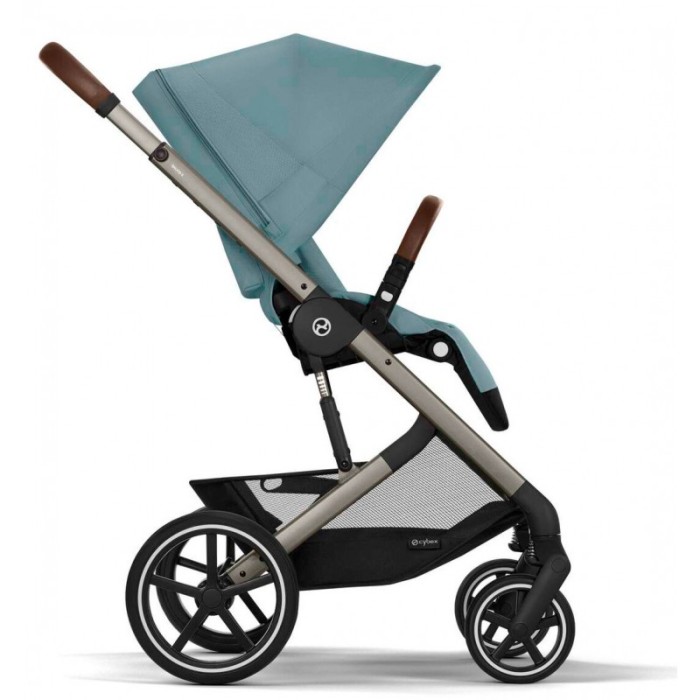 Коляска Balios S Lux TPE Stormy Blue (з бампером)