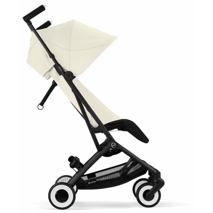 Коляска Libelle BLK Canvas White