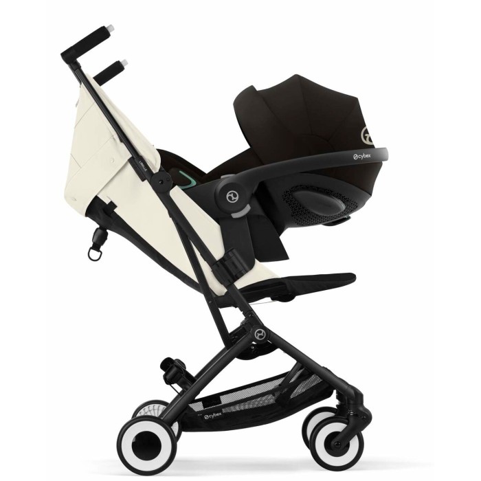 Коляска Libelle BLK Canvas White
