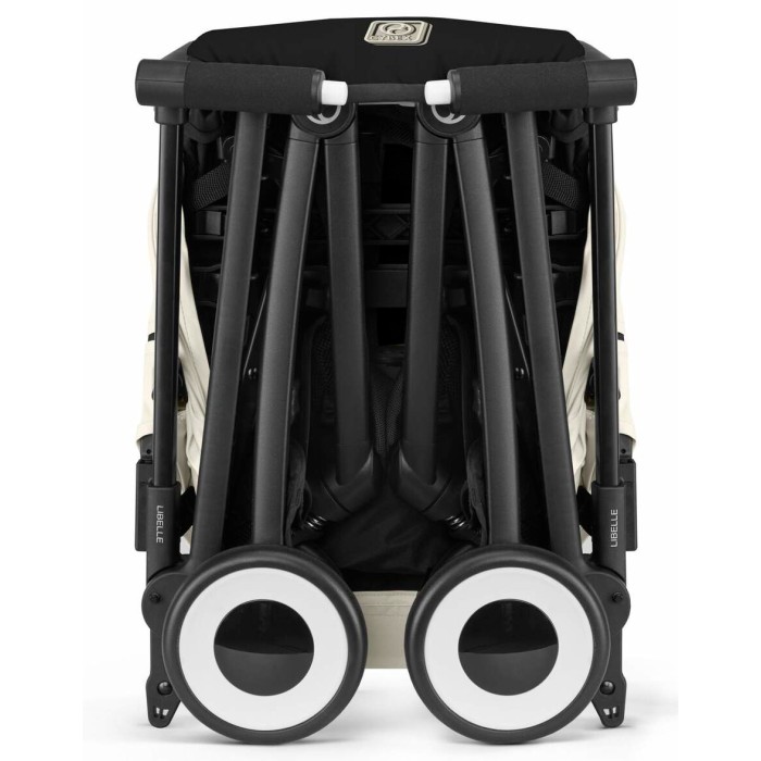 Коляска Libelle BLK Canvas White