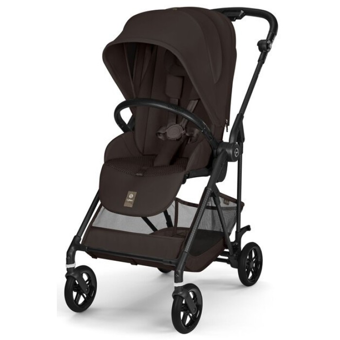 Cybex Melio Carbon Chocolate Brown коляска 2 в 1