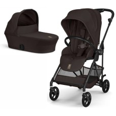 Cybex Melio Carbon Chocolate Brown коляска 2 в 1