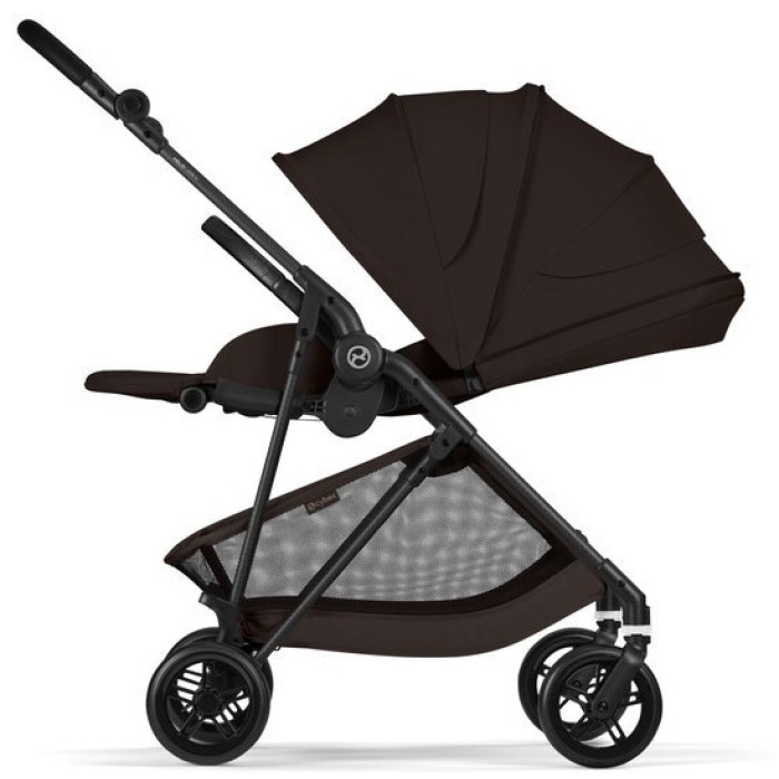 Cybex Melio Carbon Chocolate Brown коляска 2 в 1