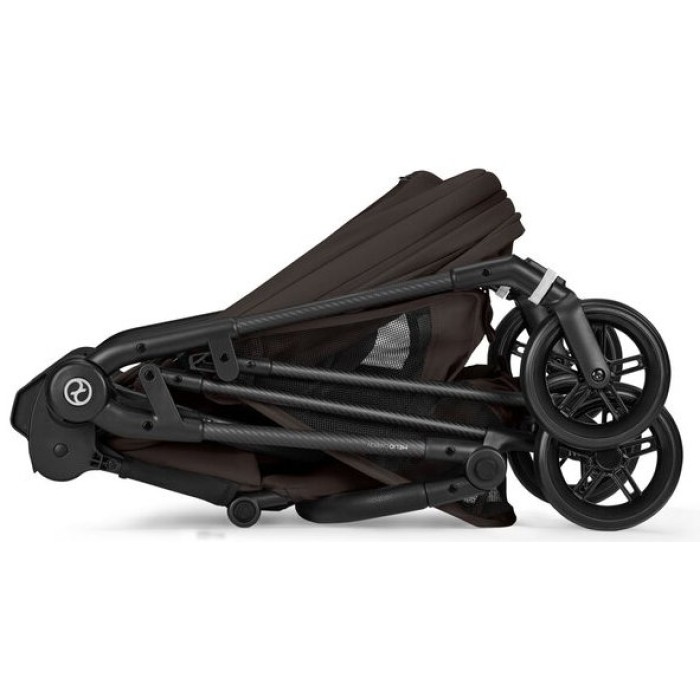 Cybex Melio Carbon Chocolate Brown коляска 2 в 1