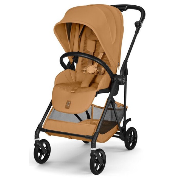 Cybex Melio Carbon Cinnamon Yellow коляска 2 в 1