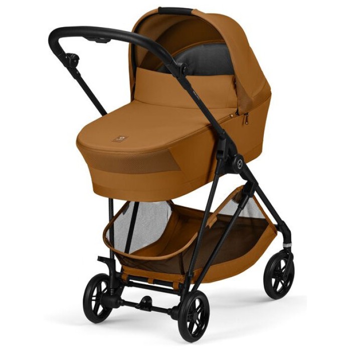 Cybex Melio Carbon Cinnamon Yellow коляска 2 в 1