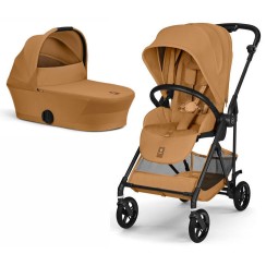 Cybex Melio Carbon Cinnamon Yellow коляска 2 в 1