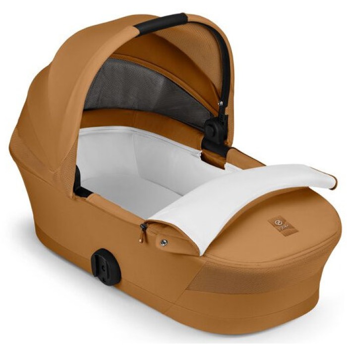 Cybex Melio Carbon Cinnamon Yellow коляска 2 в 1