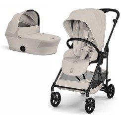 Cybex Melio Carbon Dune Grey коляска 2 в 1