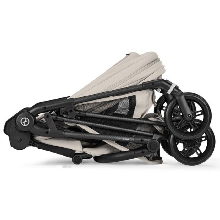 Cybex Melio Carbon Dune Grey коляска 2 в 1