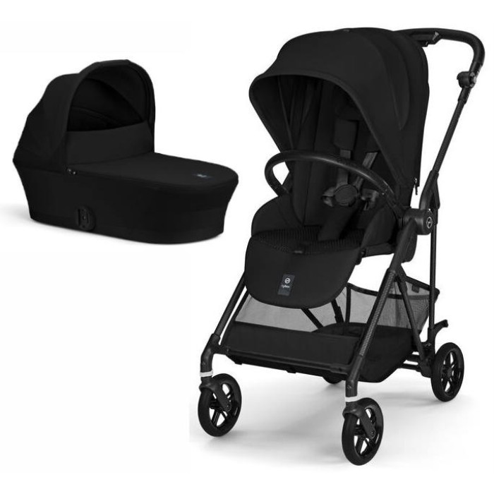 Cybex Melio Carbon Magic Black коляска 2 в 1