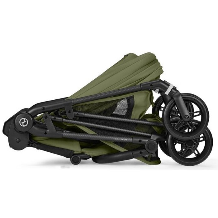 Візок Melio Carbon Moss Green (з бампером)