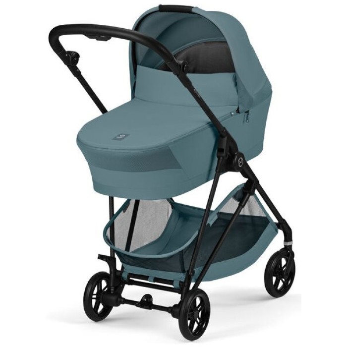 Cybex Melio Carbon Stormy Blue коляска 2 в 1