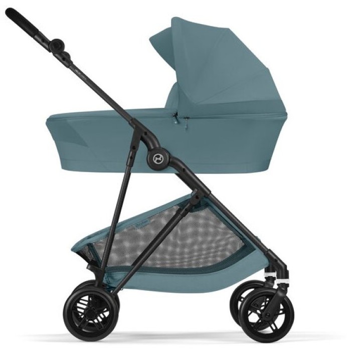 Cybex Melio Carbon Stormy Blue коляска 2 в 1