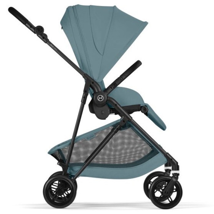Cybex Melio Carbon Stormy Blue коляска 2 в 1