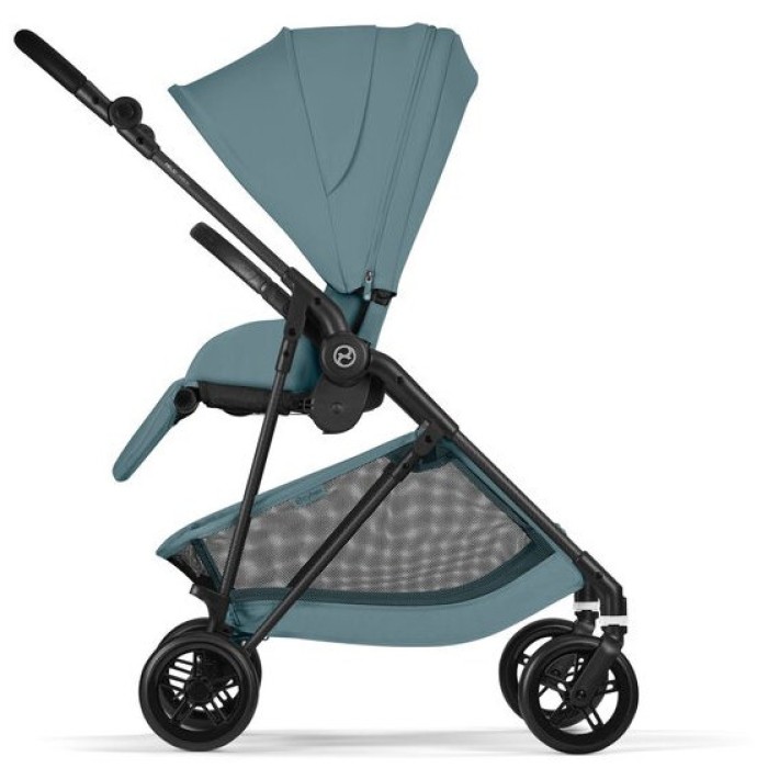Cybex Melio Carbon Stormy Blue коляска 2 в 1