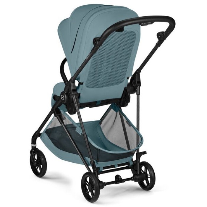 Cybex Melio Carbon Stormy Blue коляска 2 в 1