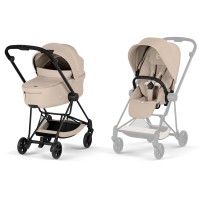 Cybex Mios 2 in 1 Cozy Beige chassis Matt Black 5.0 comfort stroller