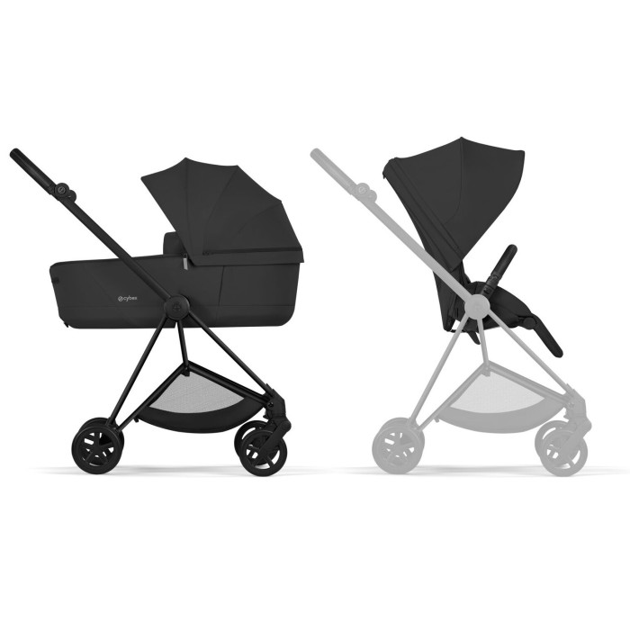 Візок Mios 2 в 1 BLK Sepia Black 
