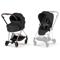 Cybex Mios 2 in 1 Sepia Black chassis Rosegold 5.0 comfort stroller