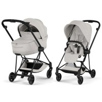 Cybex Mios Style Collection City Grey шасі Matt Black 5.0 коляска 2 в 1
