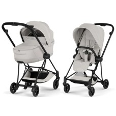 Cybex Mios Style Collection City Grey шасі Matt Black 5.0 коляска 2 в 1