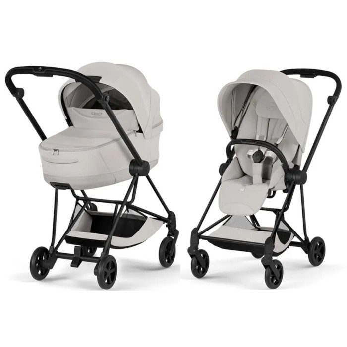 Cybex Mios Style Collection City Grey шасі Matt Black 5.0 коляска 2 в 1