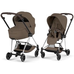 Cybex Mios Style Collection Chocolate Brown шасі Chrome 5.0 коляска 2 в 1
