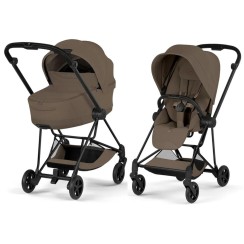 Cybex Mios Style Collection Coconut Brown шасі Matt Black 5.0 коляска 2 в 1
