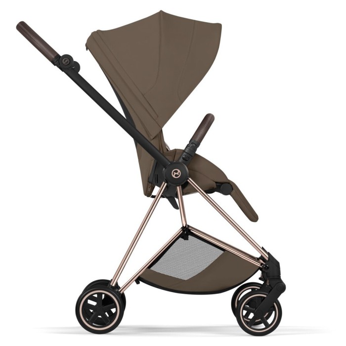 Cybex Mios Style Collection Coconut Brown chassis Rosegold 5.0 stroller 2 in 1