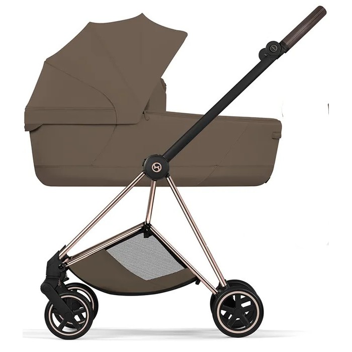 Cybex Mios Style Collection Coconut Brown chassis Rosegold 5.0 stroller 2 in 1