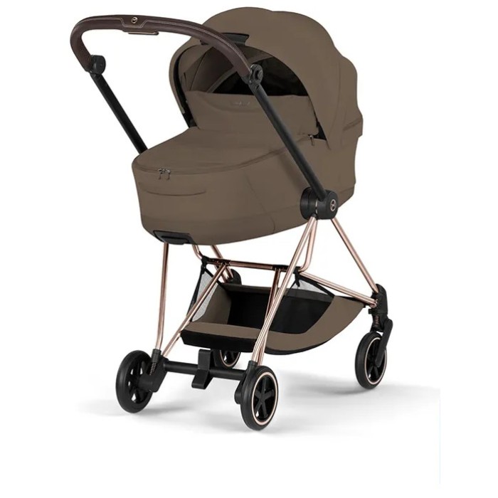 Cybex Mios Style Collection Coconut Brown chassis Rosegold 5.0 stroller 2 in 1