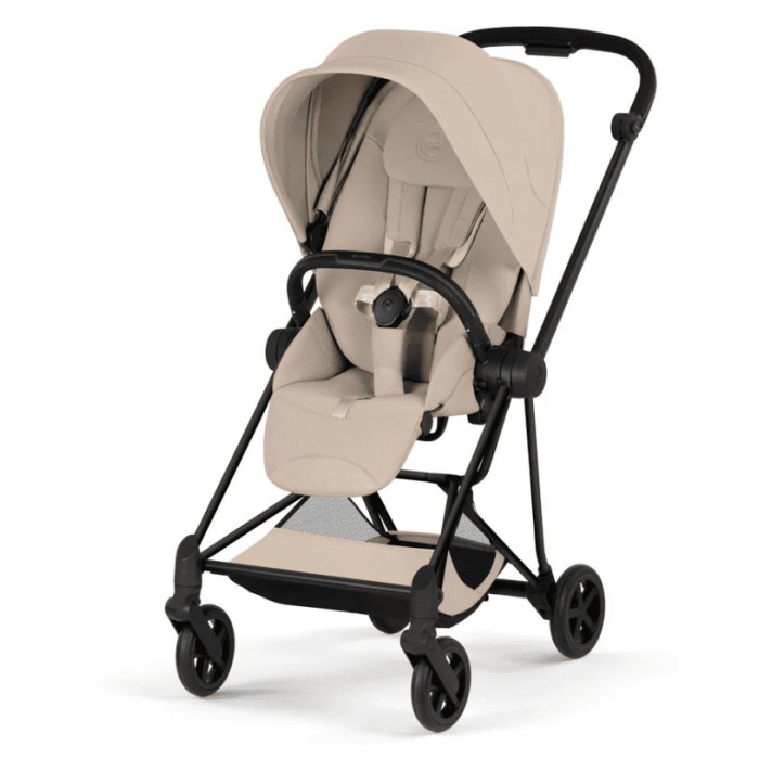 Cybex Mios Style Collection Cozy Beige шасі Matt Black 5.0 коляска 2 в 1