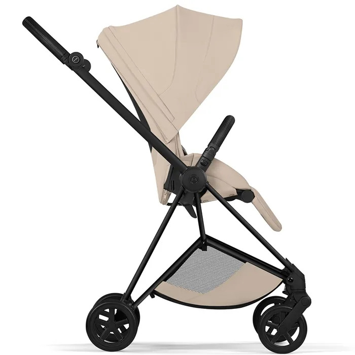 Cybex Mios Style Collection Cozy Beige шасі Matt Black 5.0 коляска 2 в 1