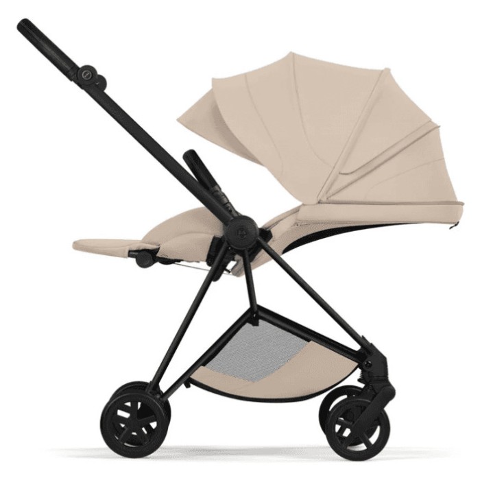 Cybex Mios Style Collection Cozy Beige шасі Matt Black 5.0 коляска 2 в 1
